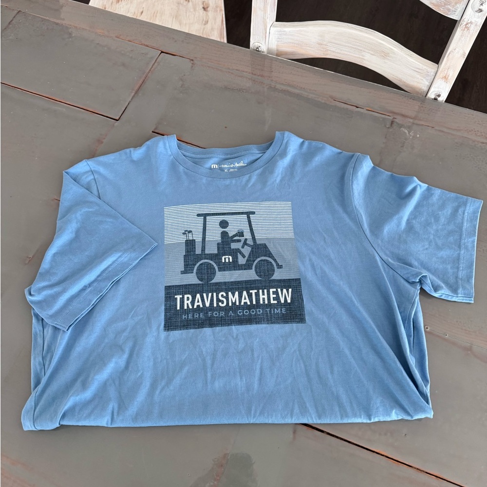Travis Mathew Kids Blue Graphic T-Shirt